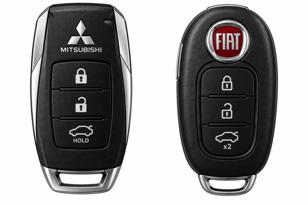 Mitsubishi en Fiat autosleutel bijmaken