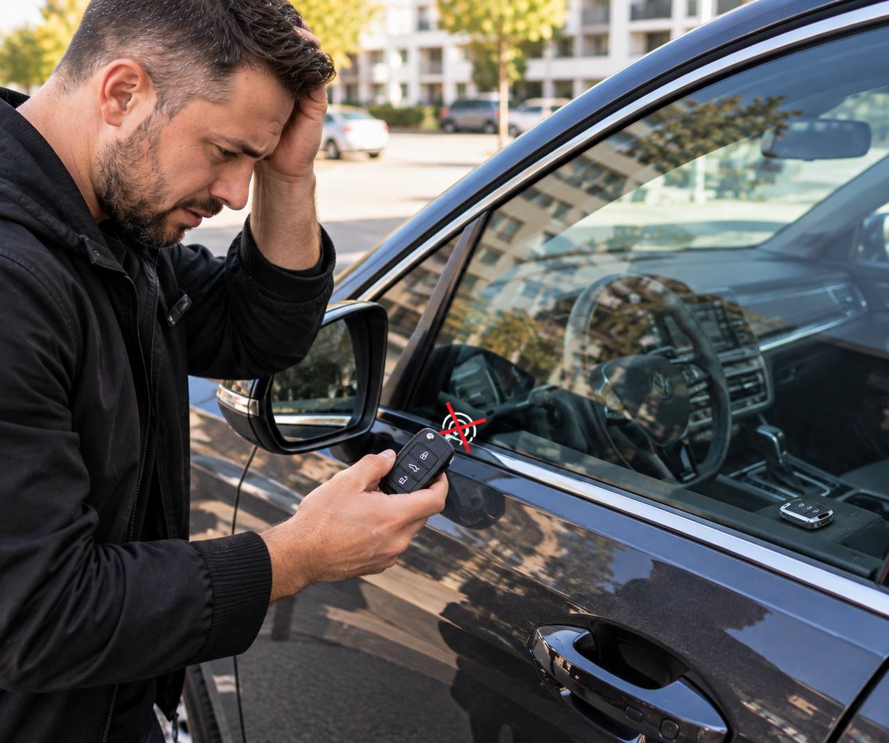 Auto openen sleutel niet werkt