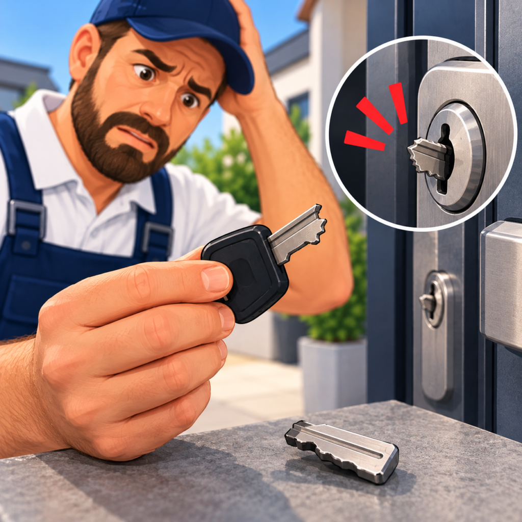 afgebroken sleutel keymaker